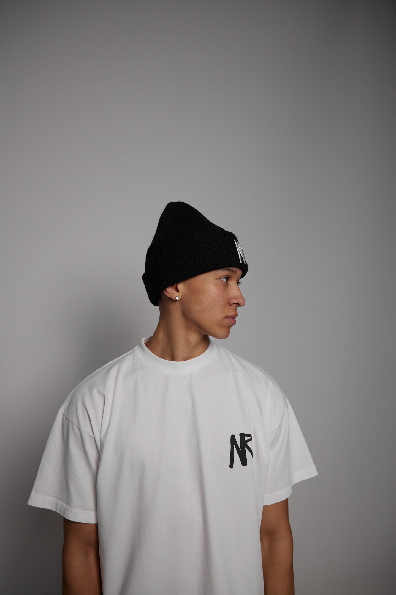 LOGO BEANIE BLACK
