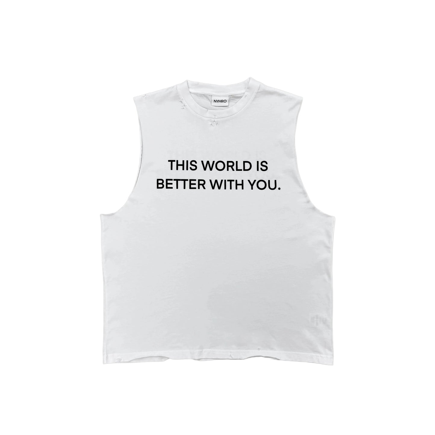 WORLD TANKTOP DISTRESSED