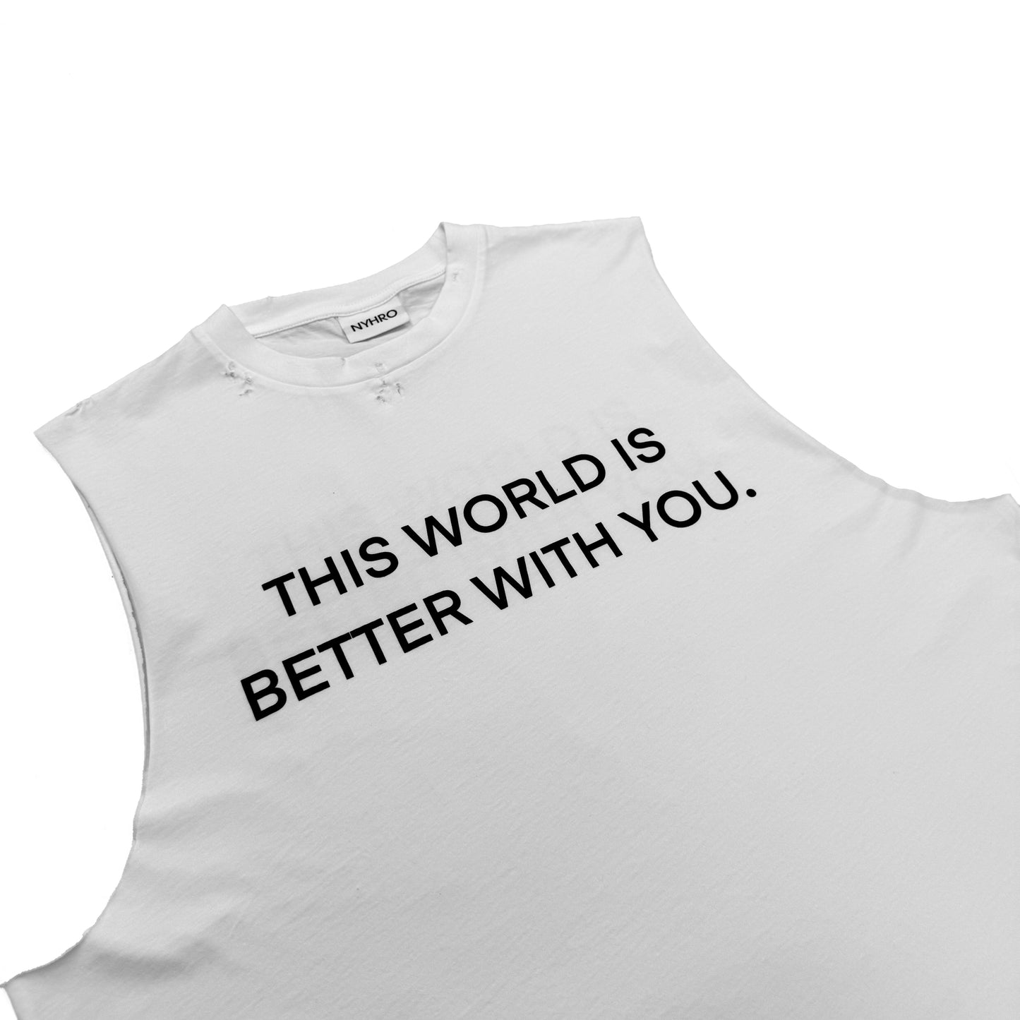 WORLD TANKTOP DISTRESSED