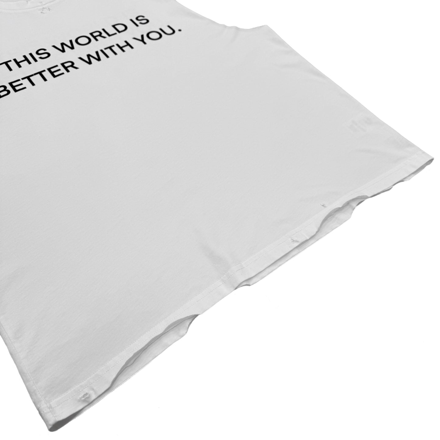 WORLD TANKTOP DISTRESSED