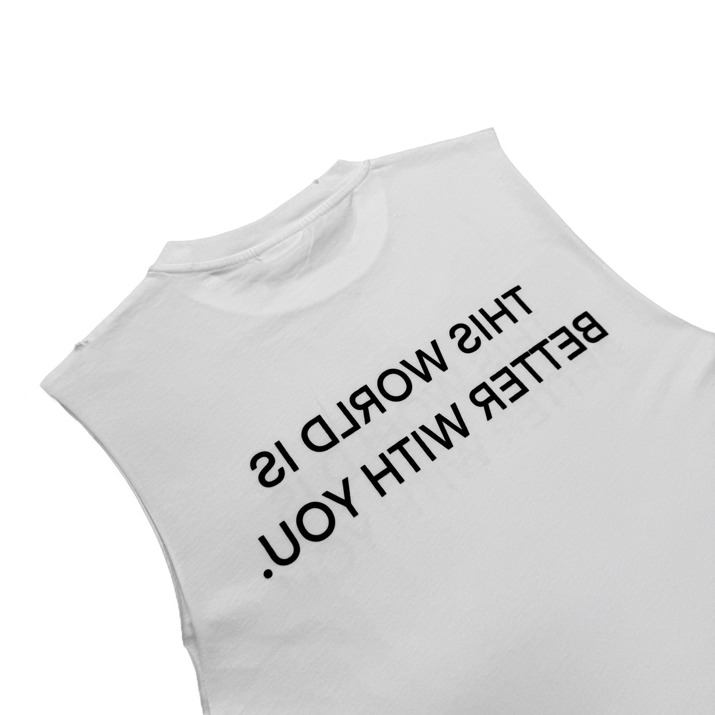 WORLD TANKTOP DISTRESSED