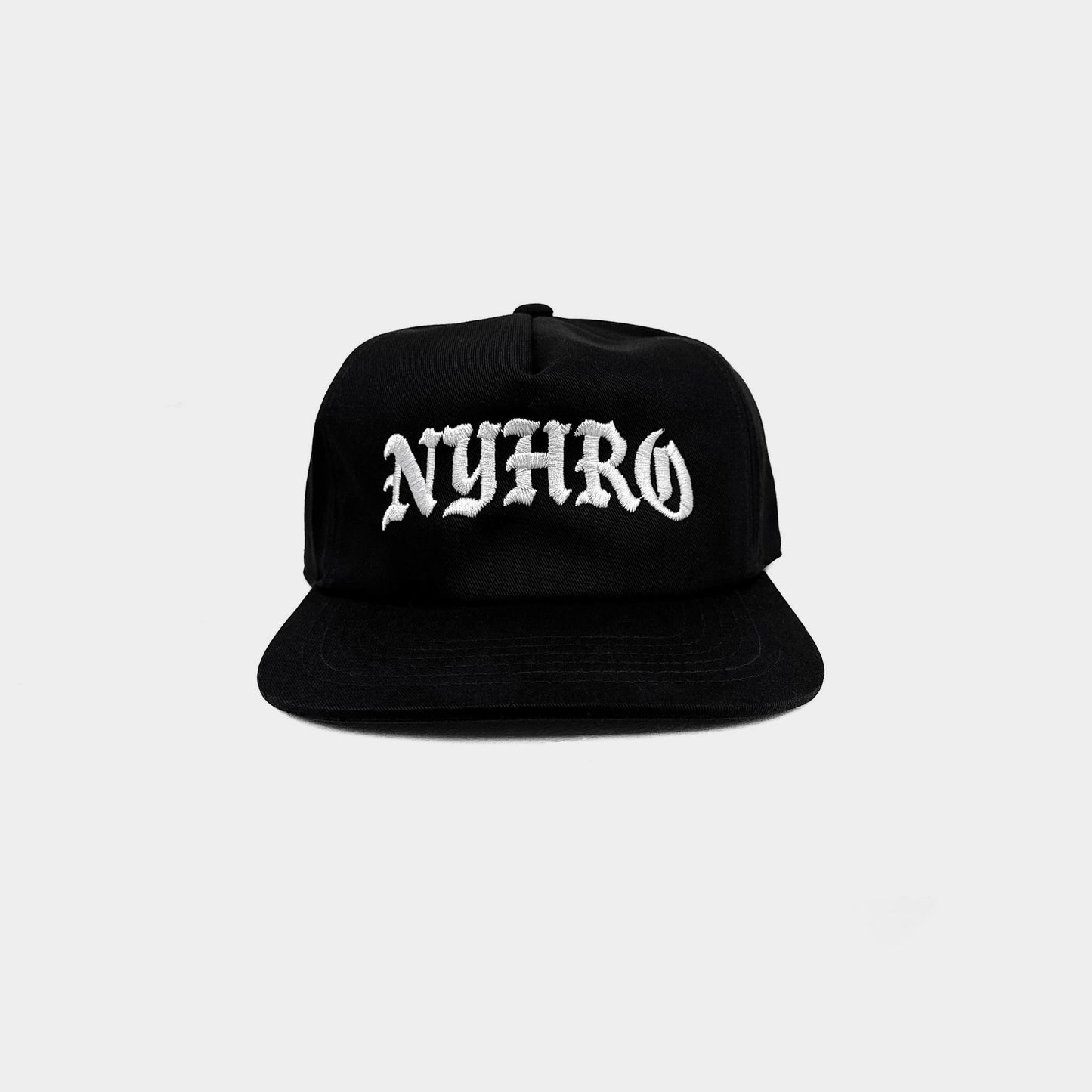 NYHRO SNAPBACK CAP BLACK