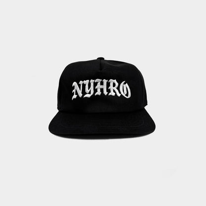 NYHRO SNAPBACK CAP BLACK