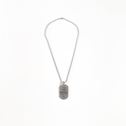WORLD DOG TAG CHAIN