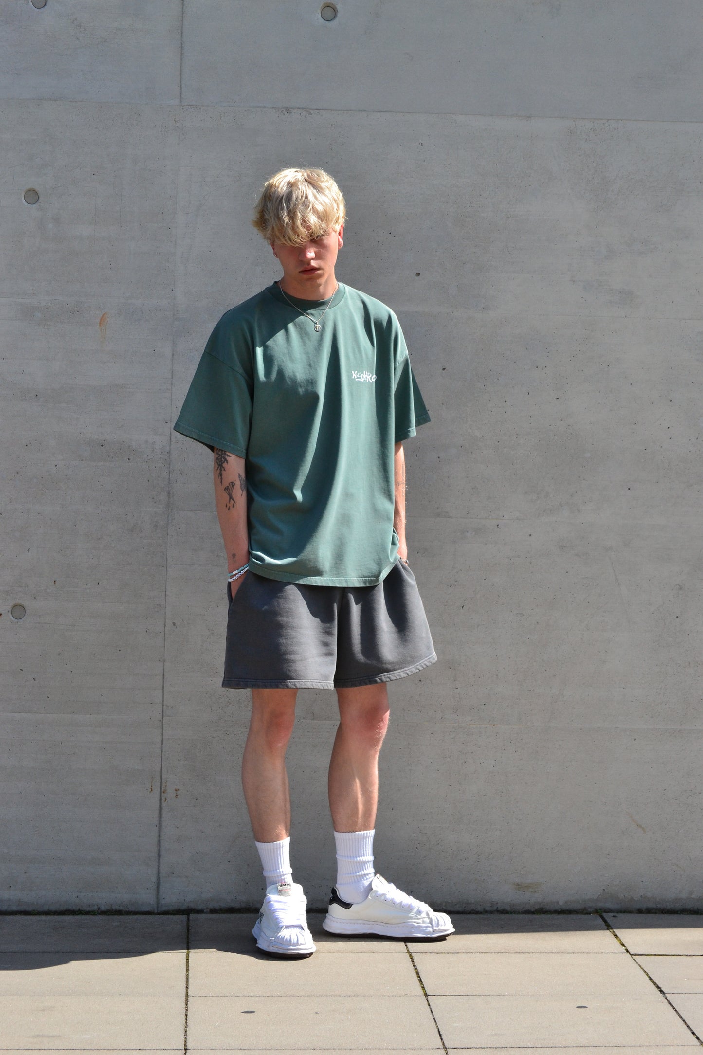 GREEN BASIC T-SHIRT